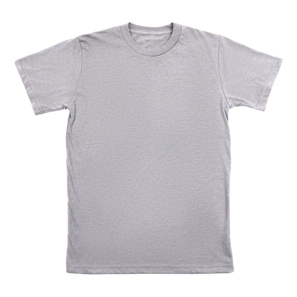 Men's Plain T-shirt, Heather Grey | Happiness Is Inc, Made In Canada | Men's Clothing