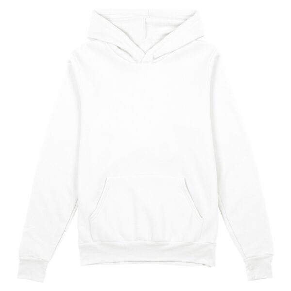Unisex Plain Hoodie, White | Happiness Is Inc, Made In Canada | Men's and Women's Clothing