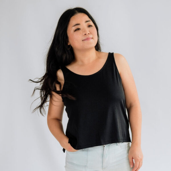 Ladies' Bamboo Cropped Tank | Little & Lively, Made In Canada