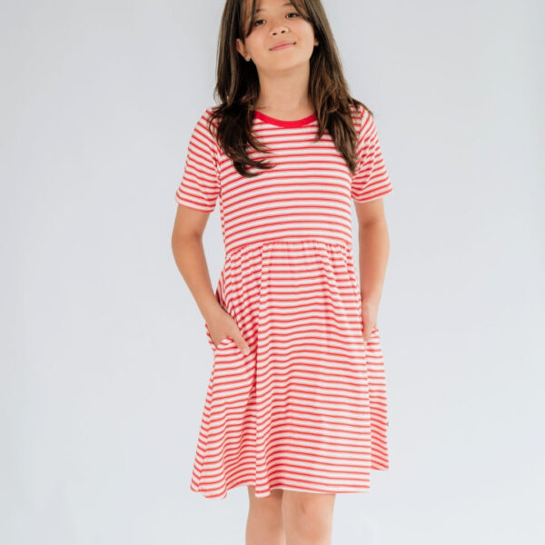Youth Bamboo Daphne Dress | Little & Lively, Made In Canada