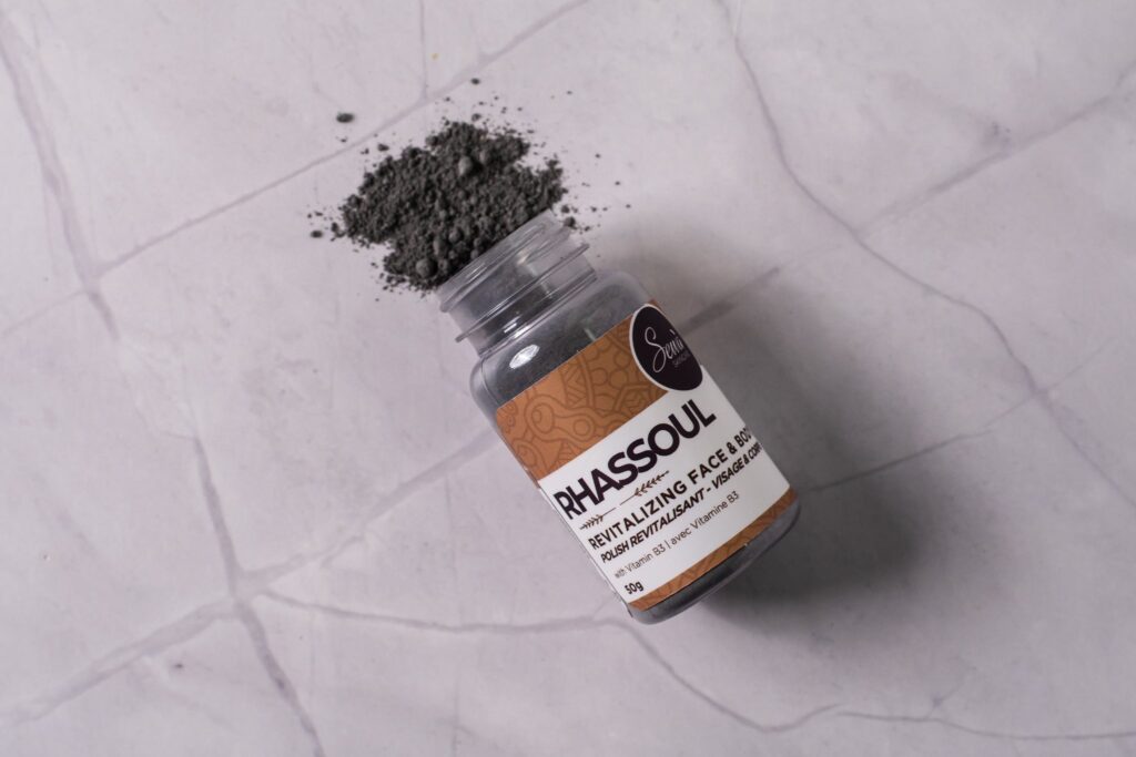Rhassoul Clay Face and Body Polish for Glowing Skin