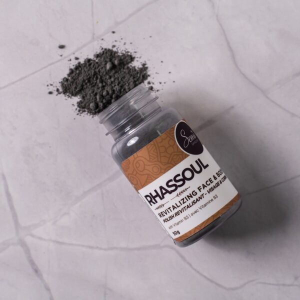 Rhassoul Clay Face and Body Polish for Glowing Skin