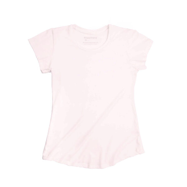 Women's Plain Bamboo T-Shirt, Ballet Pink | Happiness Is Inc, Made In Canada