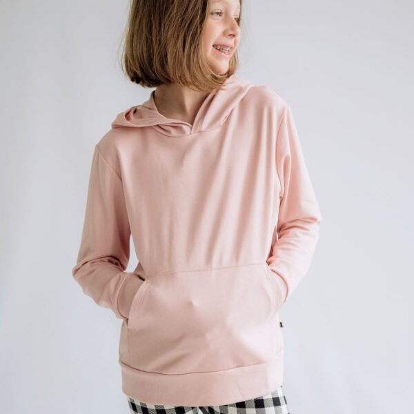 Youth Lightweight Bamboo Hoodie, Kangaroo Pocket | Little & Lively, Made In Canada
