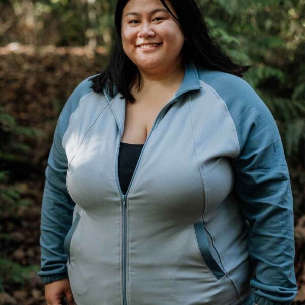 Adult Unisex Bamboo Fleece Bomber Jacket | Little & Lively, Made In Canada