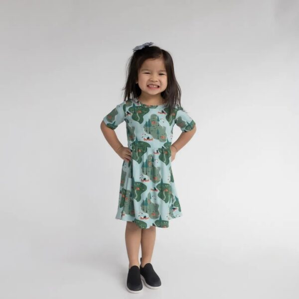 Baby/Kids Bamboo Daphne Dress | Little & Lively, Made In Canada