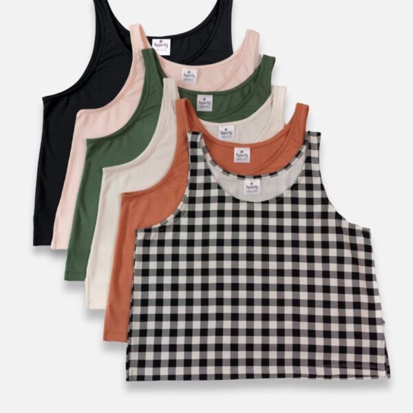 Ladies' Bamboo Cropped Tank | Little & Lively, Made In Canada