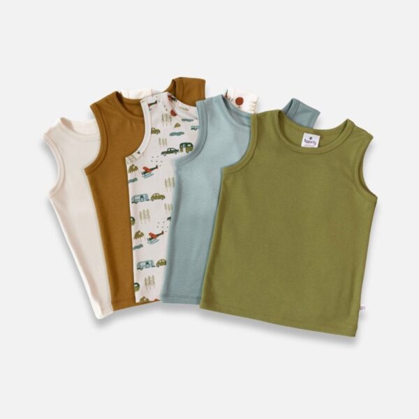 Youth Bamboo Classic Tank | Little & Lively, Made In Canada