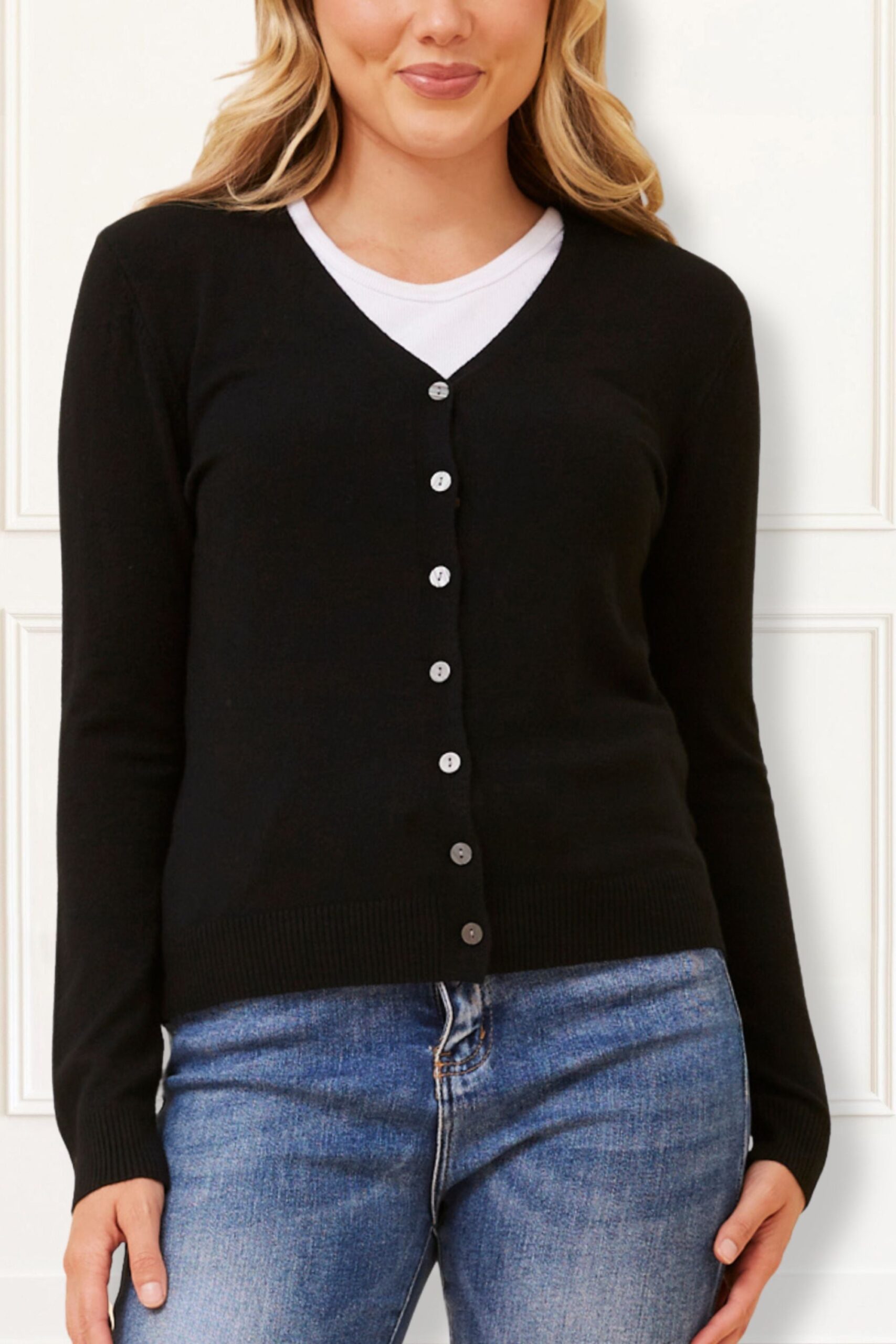 Lightweight Women’s Cardigan with Button Front