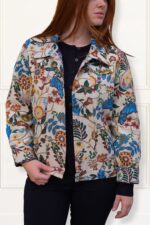 Women’s Tapestry Floral Jacket with Embroidery
