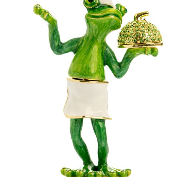 Gourmet Frog Chef Trinket Box | Keren Kopal