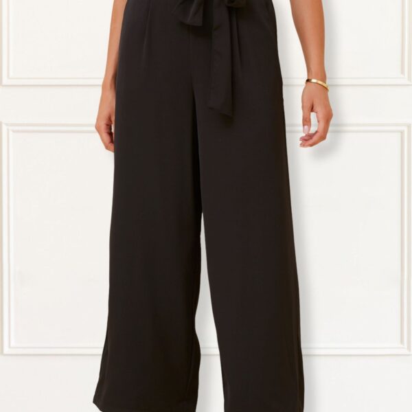 Women’s Black Paperbag Pants