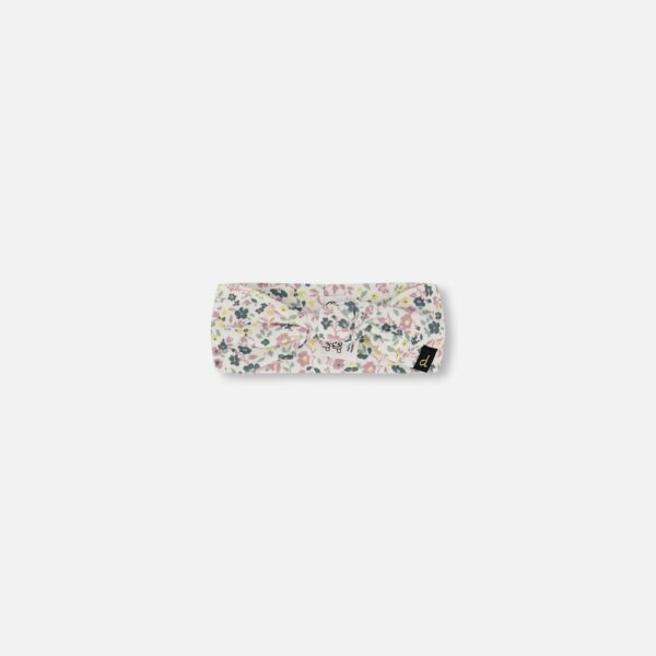 2par2 | Designed in Canada, Organic Cotton Headband Off-White Floral