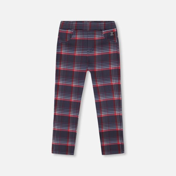 2par2 | Designed in Canada, Milano Treggings Red And Navy Plaid