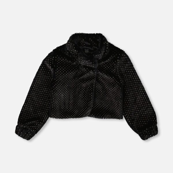 2par2 | Designed in Canada, Fake Fur Short Jacket Black