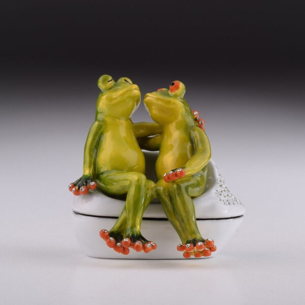 Two Frogs in love Sitting Together | Keren Kopal