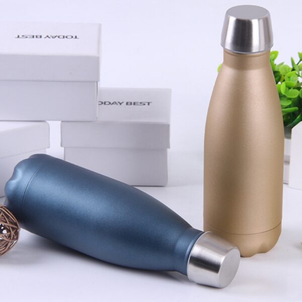 350ml Insulated Vacuum Water Bottle Portable Double Wall Stainless Steel Thermos