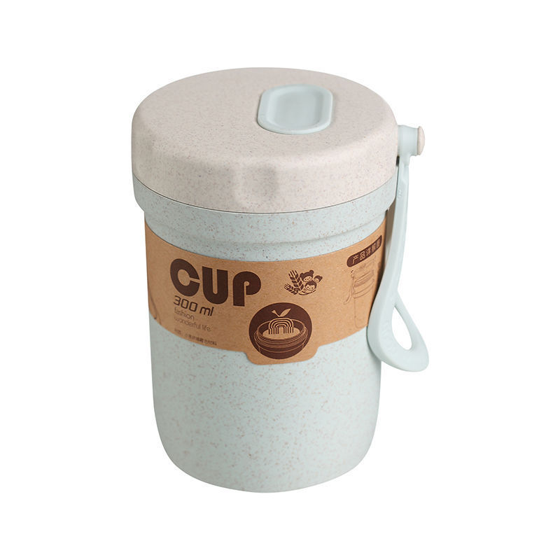 Wheat Straw Cup Soup Cup Breakfast Cup Portable Handy Cup Insulated Water Cup