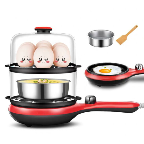 Household Breakfast Machine Stainless Steel Egg Steamer Egg Cooker