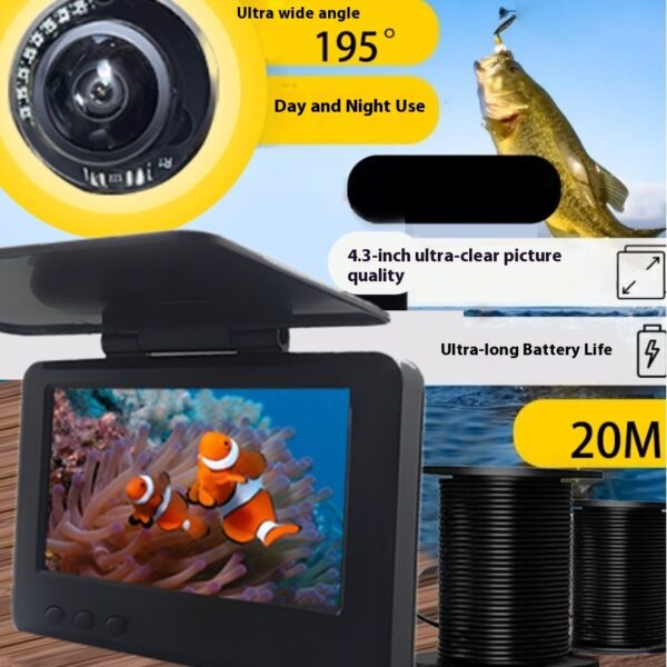 DRIVIO Fishing Camera with Sunshade Display for Clearer Views