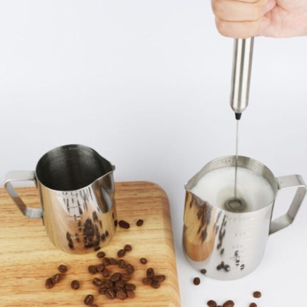 Milk Frother Stainless Steel Electric Milk Frother with Brac