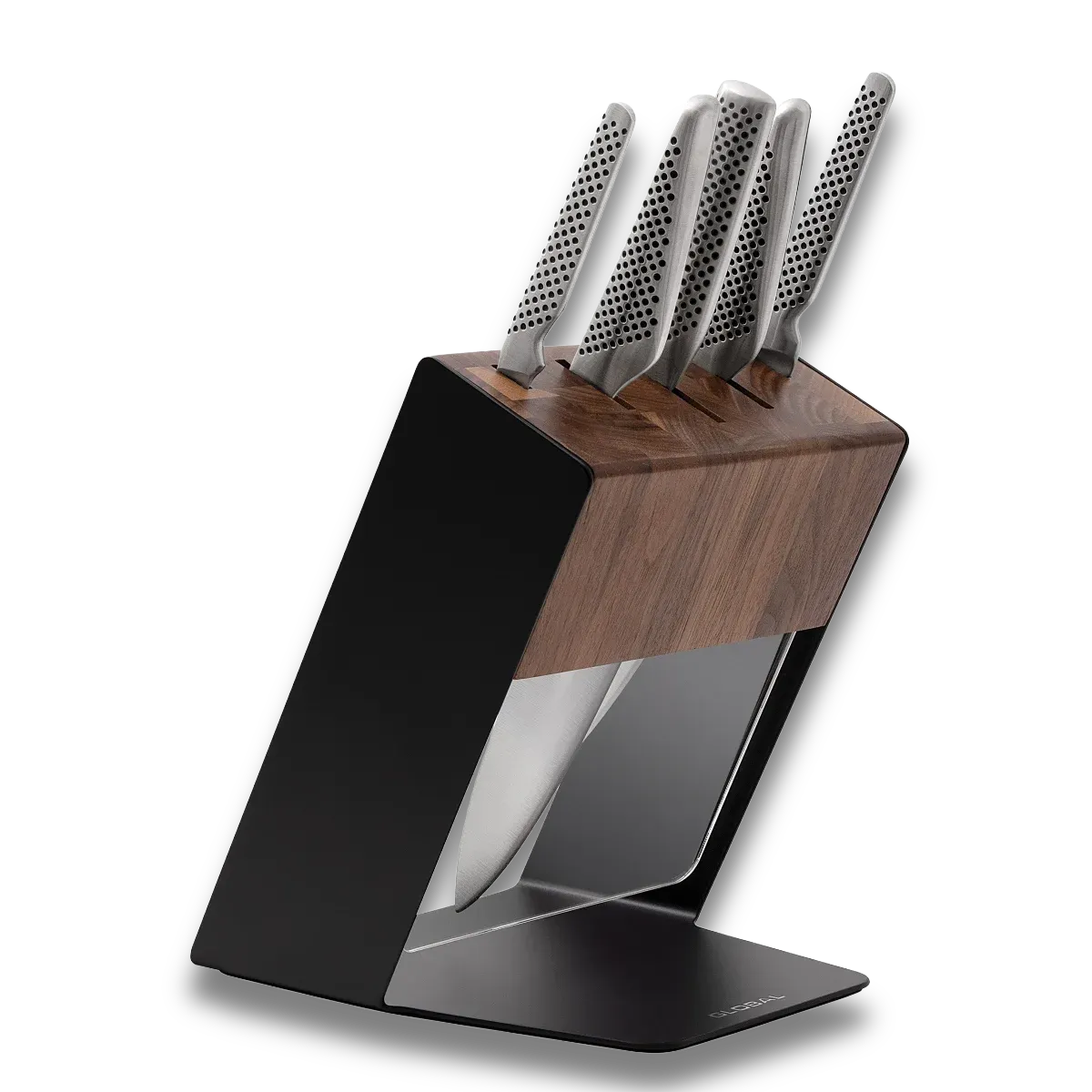 Global Katana 6-Piece Knife Block Set