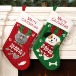Cartoon Christmas Sock Gift Bag | Free Shipping