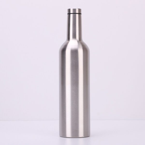 Stainless steel insulated wine bottle