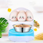 Multifunctional single layer double layer egg cooker