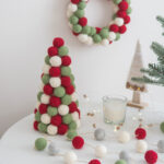Nordic Ins Desktop Christmas Tree Ornaments Felt Decorative Garland | Free Shipping