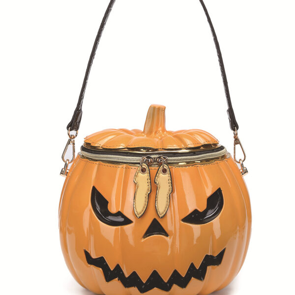 ALLURA Pumpkin Shoulder Crossbody Bag for Everyday and Halloween