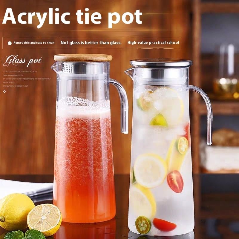 Transparent Acrylic Pc Plastic Fruit Scented Tea Cold Water Bottle