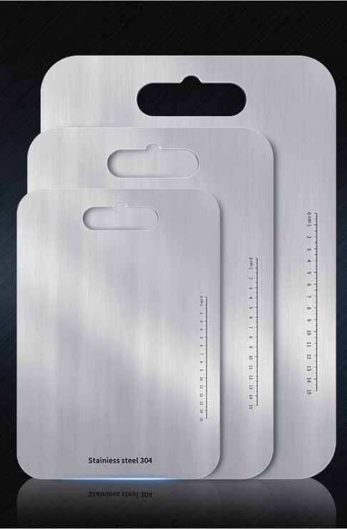 Household Stainless Steel Cutting Board Cut Vegetables
