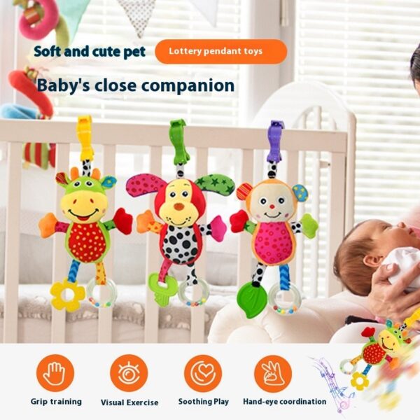 Baby Toys Educational Comfort Crib Hanging Baby Biteable