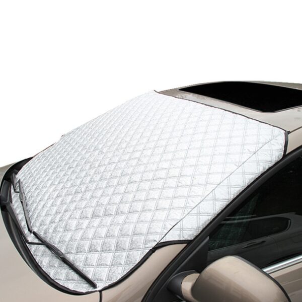 Car snow block front windshield antifreeze cover