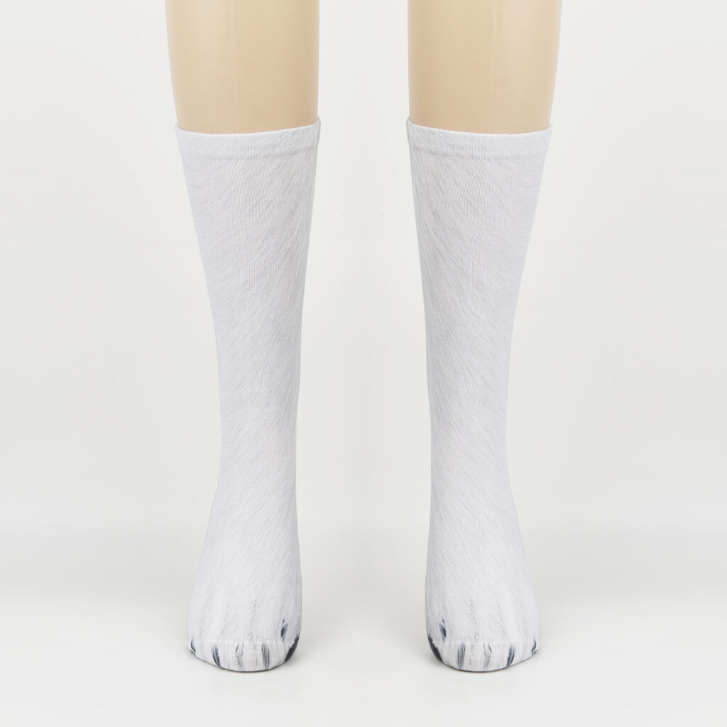 3D Animal Foot Print Socks Printed Socks