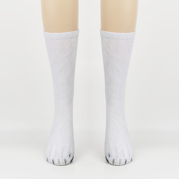 3D Animal Foot Print Socks Printed Socks