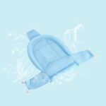 Baby Bath Net T-Shaped Newborn Bathing Net Bag Bracket Baby Bath Bed