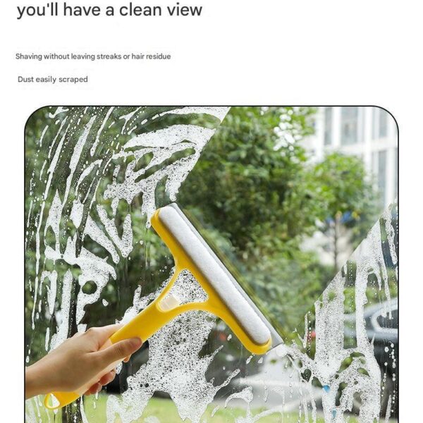 Window Cleaning Tool Home Glass Scraper 3-in-1 Squeegee Cleaning Tool For Mirrors Cleans Countertops Window Wiping | FREE SHIPPING