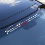 Car Front And Rear Windshield Glass Decorative Sticker Label Sport Cool