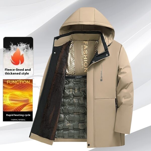 Fleece-lined Thickened Cotton-padded Coat Men's Warm Coat | FREE SHIPPING men's clothing