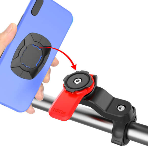 Mobile Phone Holder Takeaway Navigation Riding Shockproof Bicycle Rotation