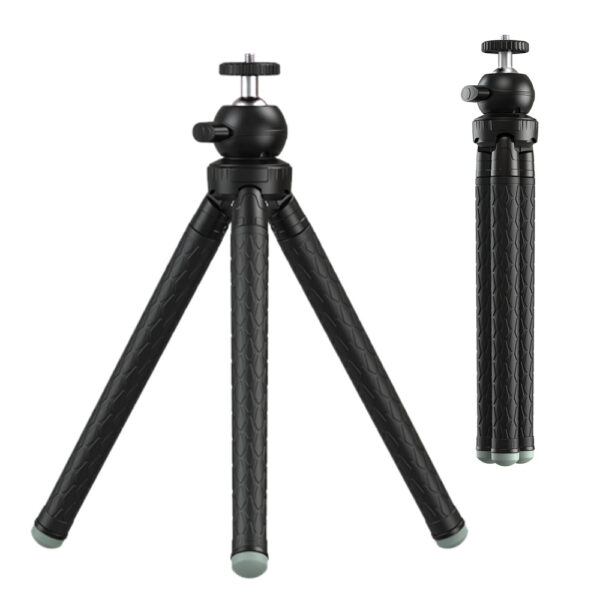 Compatible with Apple, Convenient camera phone telescopic tripod