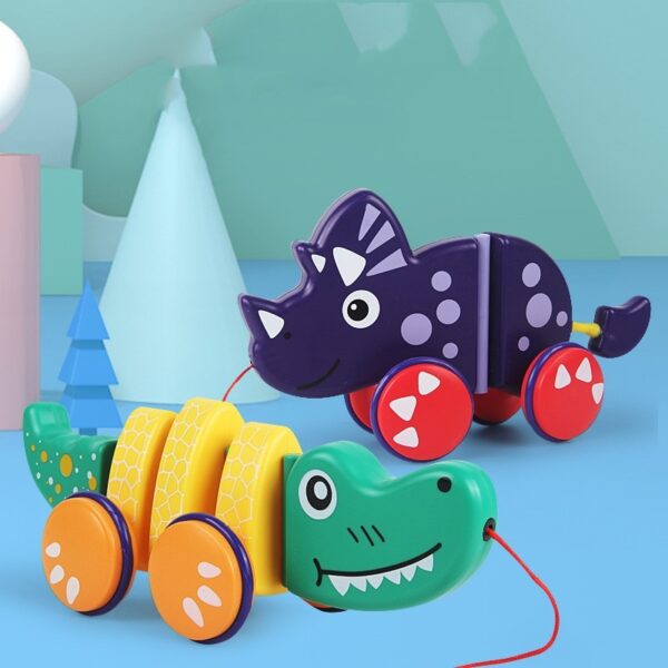 Baby hauling pull line puppy hauling animal