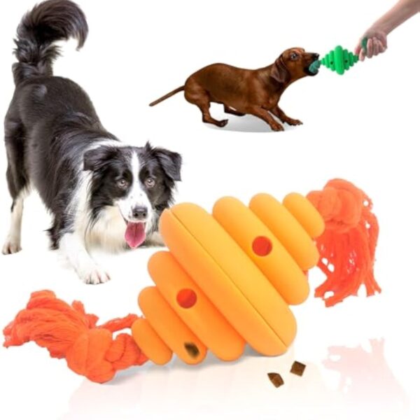 Dog Ball With Rope Toy Dogs Knot Rope Toy Leaking Food Dog Toy Pet Training Toy Dogs Chew Toy Dog Toy For Large Dogs
