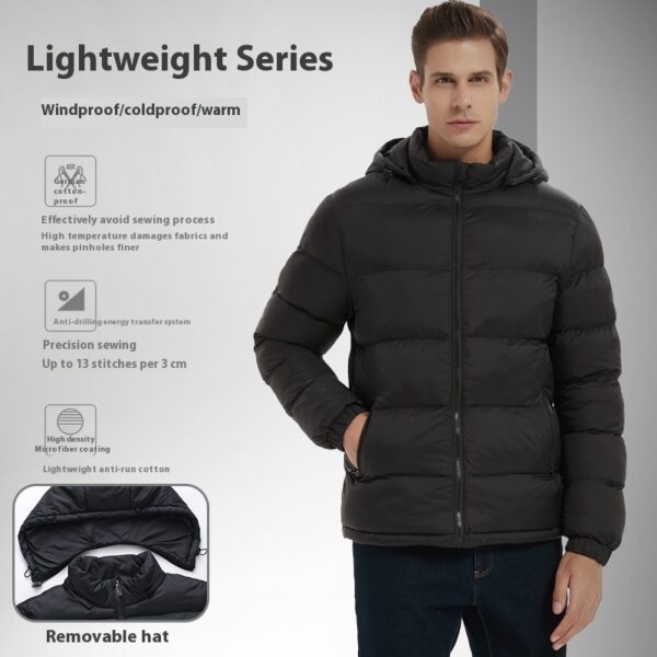 Hooded Cotton Jacket Men's Warm Quilted Jacket | FREE SHIPPING men's clothing