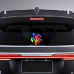Sea Turtle Rainbow Vinyl Window Car Laptop Decal