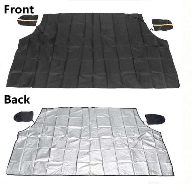 Magnetic car snow shield