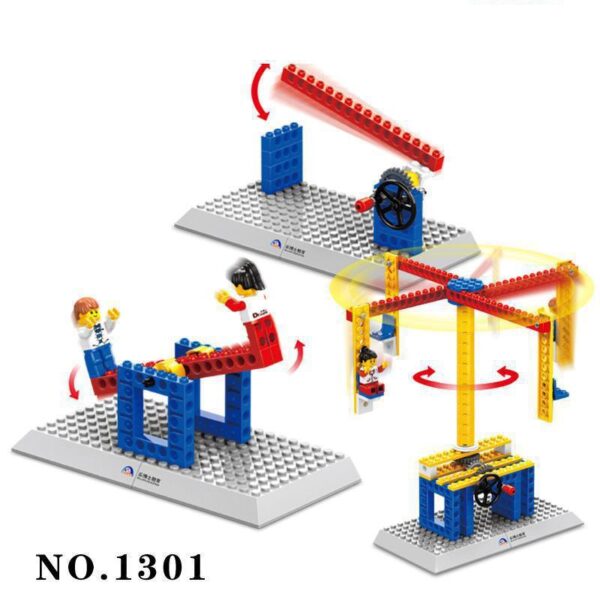 Tested Compatible With , Mechanical Gear Technic Building Blocks Engineering Children's Science Educational STEM Toys,3 IN 1