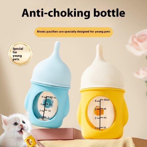 Kittens Nipple Puppy Choke Proof Bionic Silicone Feeding Pet Food Water Feeding Artifact | FREE SHIPPING